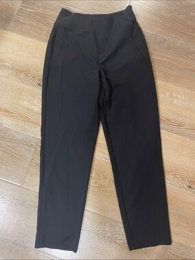 Athleta Black Ankle-Length Tailored Pants